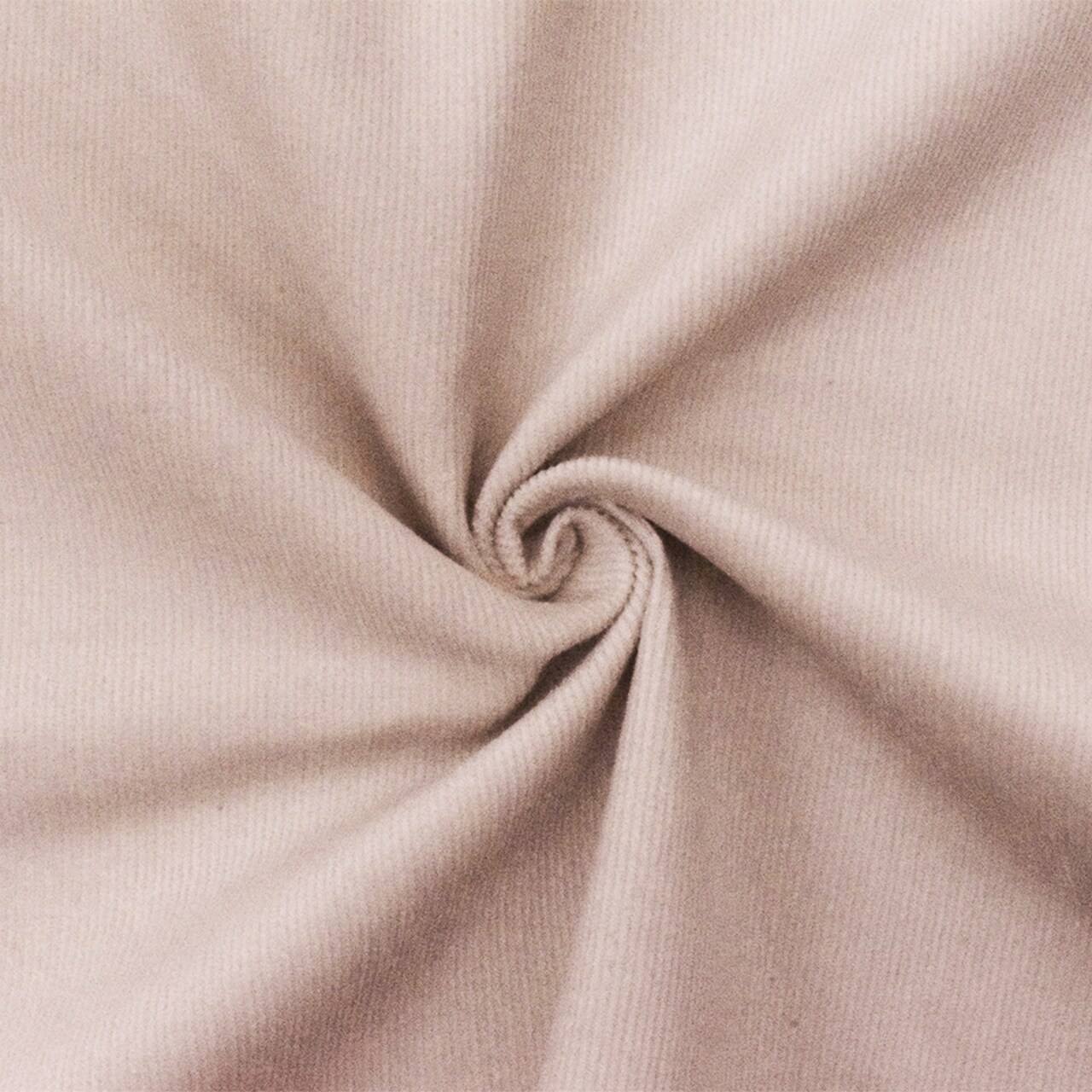 Beige Solid Stretch Cotton Spandex Featherwale Corduroy Woven Fabric By the Yard